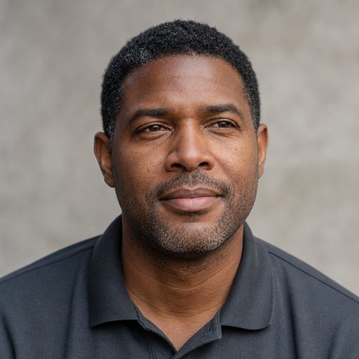 Portrait of John Davis, delivery driver