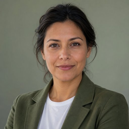 Portrait of Sarah Martinez, small business owner